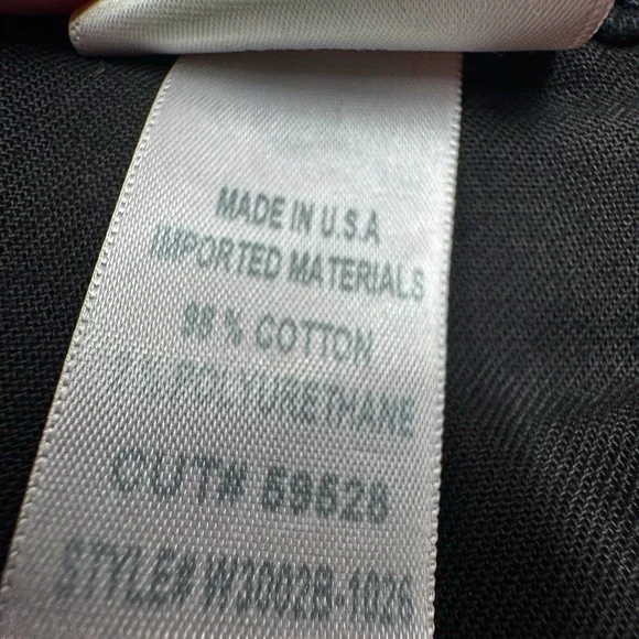 Goldsign‎ High Rise Straight Button Fly Jeans Tag 29" True 32" Black Orig $375 - Picture 13 of 15